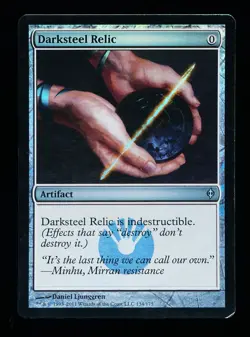 * * 1x FOIL Darksteel Relic x1 * * New Phyrexia MTG LP Lightly Played - Image 1