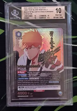 Union Arena Bleach Vol. 2 Ichigo Kurosaki UEX01BT/BLC-2-019 SR** English BGS 10 - Image 1