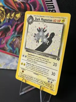 Dark Magneton Holo Team Rocket 11/82 Vintage Pokemon Card Rare WOTC - Image 2