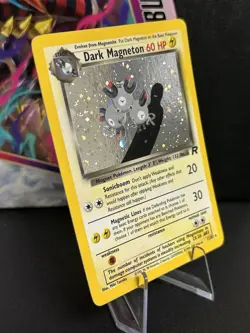 Dark Magneton Holo Team Rocket 11/82 Vintage Pokemon Card Rare WOTC - Image 3