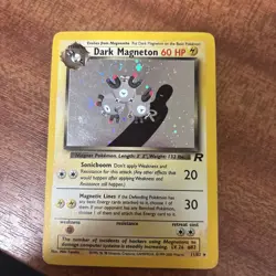 Dark Magneton 11/82 Team Rocket Holo Rare Pokemon Card WOTC Played - Image 2