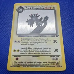 Dark Magneton 11/82 Team Rocket Holo Rare Pokemon Card WOTC - Image 2