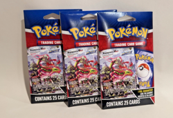 LOT of 3: MYSTERY Pokemon TCG Sealed Pack w/ Foil Card MJ Holding Company 2024 - Image 1