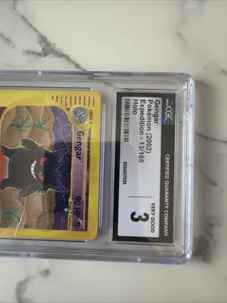 CGC 3 Gengar 2002 Expedition 13/165 Holo Pokemon Card SWIRL - Image 5