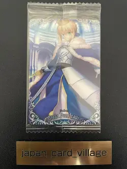 Fate Grand Order FGO Wafer Altria Pendragon SP01 Bandai Japanese Card - Image 1