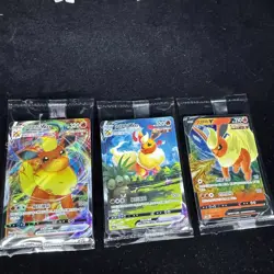 Pokemon TCG S-Chinese CSHC-003 Sword & Shield Flareon Vmax Promo 3 Card - Image 1