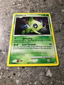 Pokemon TCG Cards Celebi 7/123 Mysterious Treasures Holo Rare - Image 5