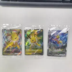 S-Chinese Pokemon Promo Card CSHC 007 008 009 Jolteon Vmax Holo Gift Box - Image 1