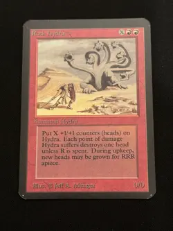Rock Hydra Alpha Magic the Gathering NM Practically Flawless LEA MTG - Image 1