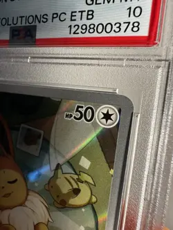 Eevee Pokemon Center Stamped PSA 10 - Svp 173 - Prismatic Evolutions - Pokemon - Image 3