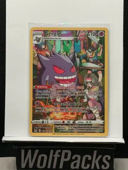 Pokemon TCG Lost Origin - Gengar TG06/TG30 Trainer Gallery Ultra Rare Holo - Image 1