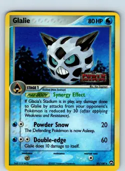 Glalie 30/108 Reverse Holo Stamped Pokemon Ex Power Keepers 2007 LP - Image 1
