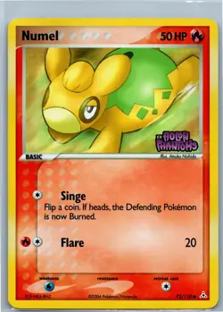 Numel 72/110 ex Holon Phantoms Reverse Holo Stamped Pokemon Card - Image 1