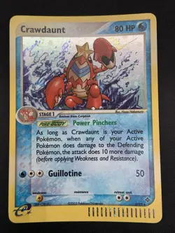 2003 CRAWDAUNT 3/97 EX DRAGON POKEMON TCG - HOLO RARE - LP - Image 1