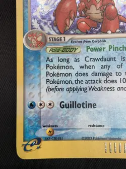 2003 CRAWDAUNT 3/97 EX DRAGON POKEMON TCG - HOLO RARE - LP - Image 4