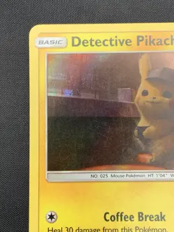 Pikachu - Detective Pikachu - SM190 - Holo Foil Rare - Pokemon Card LP - Image 2