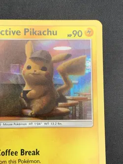 Pikachu - Detective Pikachu - SM190 - Holo Foil Rare - Pokemon Card LP - Image 3