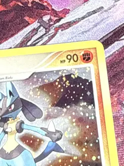 SWIRL 🌀Lucario 6/130 Pokemon TCG Diamond and Pearl - Image 2