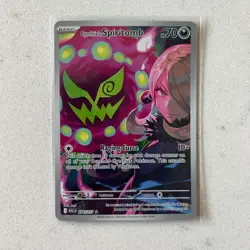 Pokemon Cynthia's Spiritomb 244/217 ASC Secret Rare Full Art Holo Basic 70 HP - Image 1