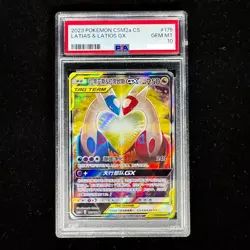 Pokemon TCG S-Chinese Latias &Latios GX CSM2aC 175/150 SR Sun&Moon PSA 10 MINT - Image 1