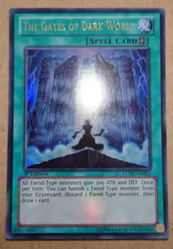 YuGiOh! The Gates of Dark World LCJW-EN253 Ultra Rare 1st Edition - Image 1