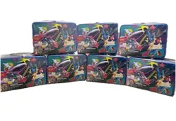 LOT OF 7 🔥Pokemon 2025 Fall Mega Collector Chest Tin Box 6 Packs & 3 Foil Cards - Image 1