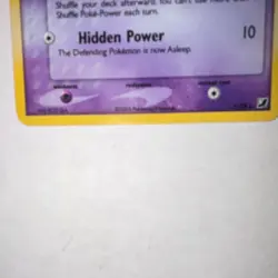 Unown (Y) Holo Rare Y/28 EX Unseen Forces 60 HP Pokemon Card English - Image 2