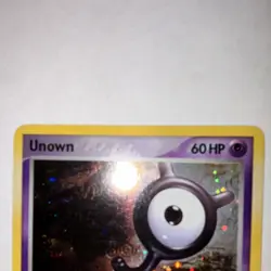 Unown (Y) Holo Rare Y/28 EX Unseen Forces 60 HP Pokemon Card English - Image 3
