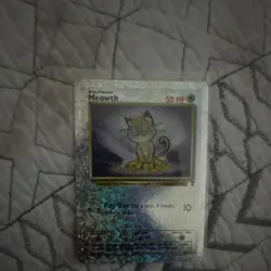 Pokemon Meowth Holo Card Nintendo 2002 English Basic Standard #8 Keiji Kinebuchi - Image 3