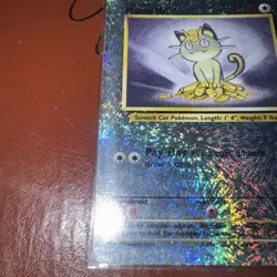 Pokemon Meowth Holo Card Nintendo 2002 English Basic Standard #8 Keiji Kinebuchi - Image 5