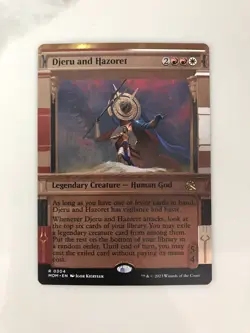 Djeru and Hazoret Showcase MTG Magic the Gathering Card NM Near Mint March MOM - Image 1
