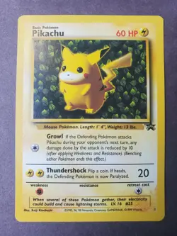 Near Mint Pikachu 1999 Black Star Promo #1 Pokemon Card - Image 1