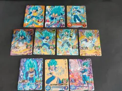 Dragon Ball Heroes Vegeta God SSGSS 10 Card Set UM11-063 UR SDBH Bulk Lot eb254 - Image 1
