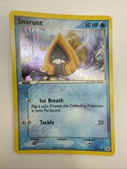 Snorunt 73/101 EX Hidden Legends Reverse Holo Common Pokemon Card - Image 3