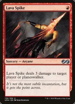 Lava Spike - Foil UMA NM MTG - Image 1