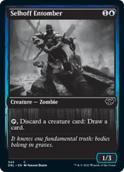 Selhoff Entomber (Silver Screen) FOIL Innistrad: Double Feature - Crimson Vow NM - Image 1