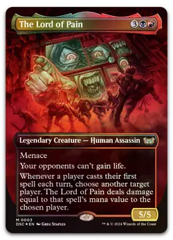 The Lord of Pain (Borderless) #3 (Foil) (NM) Duskmourn DSC Magic MTG - Image 1