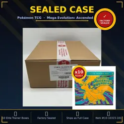 Pokemon TCG Ascended Heroes ELITE TRAINER BOX CASE Factory Sealed 10x ETB Boxes - Image 1