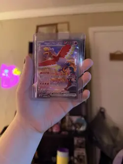Pokemon Ethan's Ho-Oh EX Holo Special Illustration Rare Sv10 230/182 - Image 1
