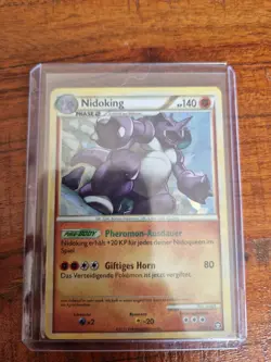 Pokemon Karte Nidoking 6/102 Holo – Schwarz & Weiß 2011 – Rare – Deutsch - Image 1