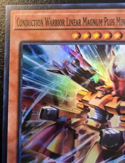 Conduction Warrior Linear Magnum Plus Minus BPRO-EN099 1st Ed. Super Rare YuGiOh - Image 2