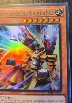Conduction Warrior Linear Magnum Plus Minus BPRO-EN099 1st Ed. Super Rare YuGiOh - Image 3