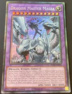 Dragon Master Magia Collectors Rare RA04-EN055 Yugioh Blue-Eyes - Image 1