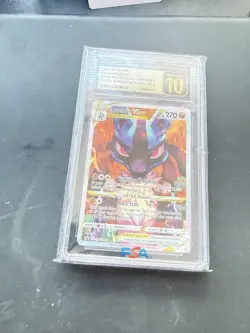 CGC 10 PRISTINE Lucario Vstar SWSH291 Crown Zenith Elite Trainer Box Pokemon - Image 1