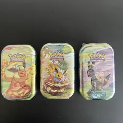 1 x Pokemon TCG: S&V Prismatic Evolutions Mini Tin (2 Packs) New and Sealed ✅ - Image 1