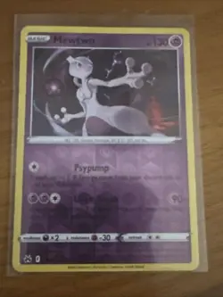 Mewtwo 059/159 Crown Zenith Reverse Holo Rare Pokemon Card NM - Image 1