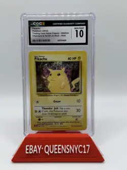 Pokemon Pikachu (2023) Trading Card Game Classic 008/034 CGC 10 Holo - Image 1