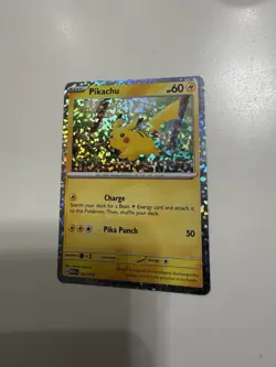Pikachu Pokemon Card 60hp McDonald’s Promo 002/015 Used 2024 - Image 1