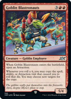 Goblin Blastronauts (395 Galaxy) FOIL Unfinity NM Uncommon CARD ABUGames - Image 1