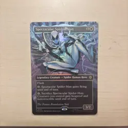 Spectacular Spider-man (Borderless) (Textured Foil) Near Mint - Image 1